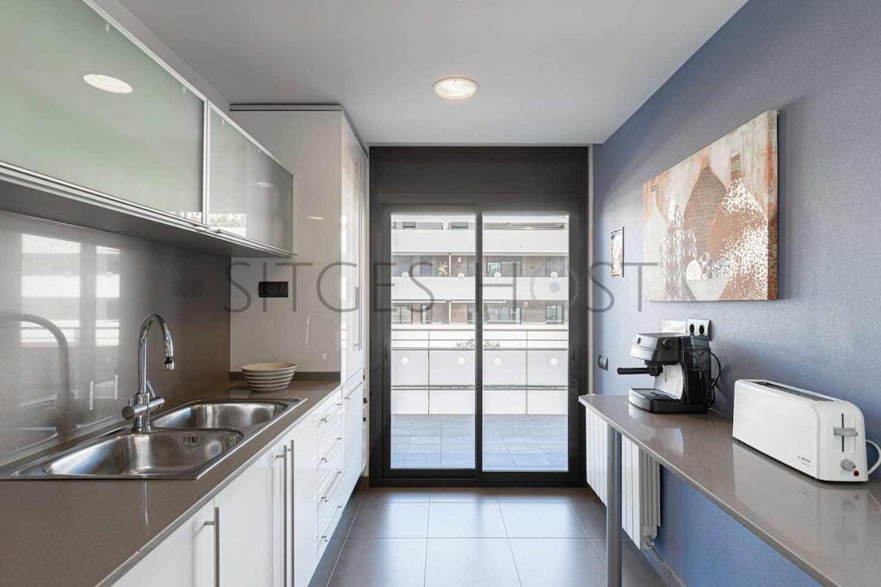 Apartamento Sitges Port Con Piscina A 5 Minutos De La Playa Exterior foto